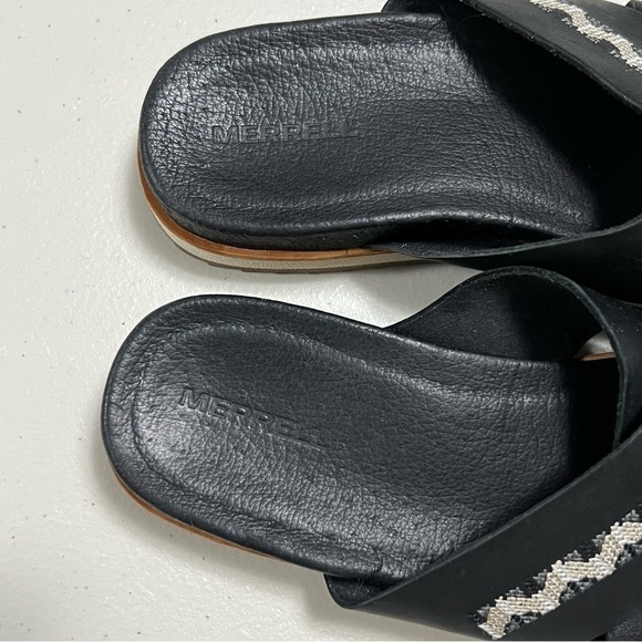 Merrell Juno Crisscross Slide Leather Sandals - Picture 4 of 9